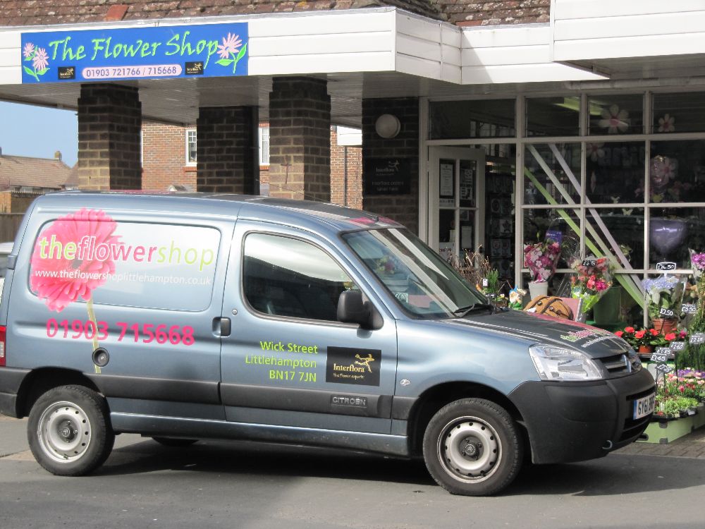 Our Flower Shop and Van