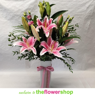 Lily Lover Vase in Pink