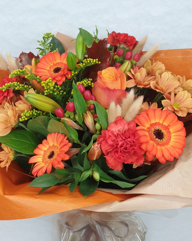 Autumn Glow Hand tied Bouqet