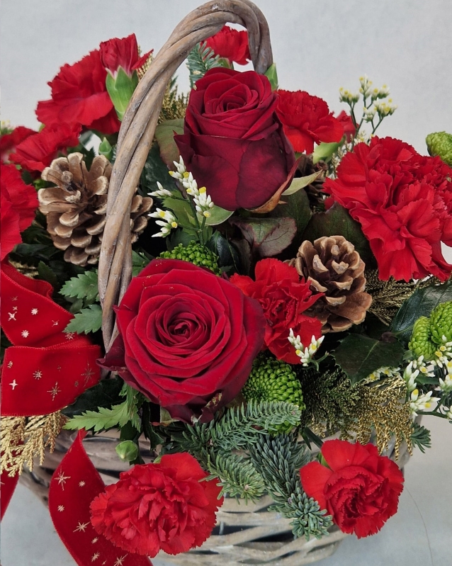 Basket of Joy in Red
