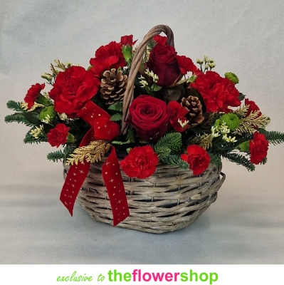 Basket of Joy in Red