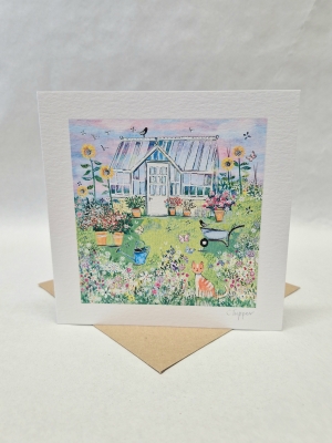 Blank Card 'Garden Greenhouse'