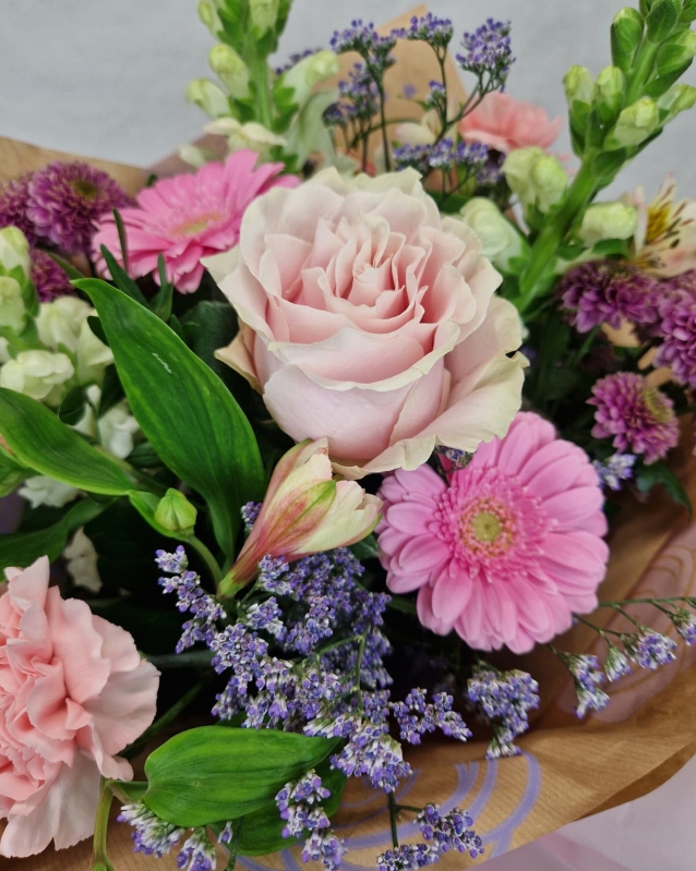 Precious Pastel Hand tied