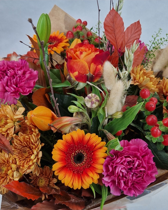 Shades of Autumn Hand Tied Bouquet