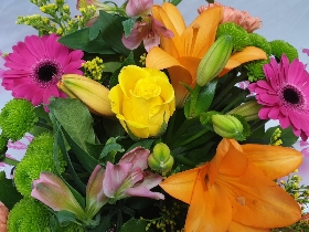 Vibrant Hand tied