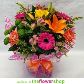 Vibrant Hand tied