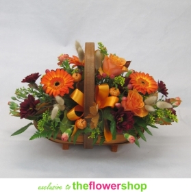 Pumpkin Spice Trug Basket