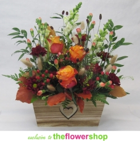 Autumnal Cottage Garden Arrangement