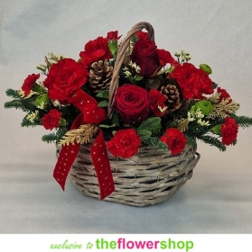 Basket of Joy in Red