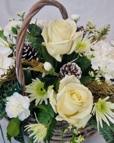 Basket of Joy in White