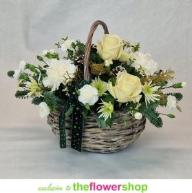 Basket of Joy in White