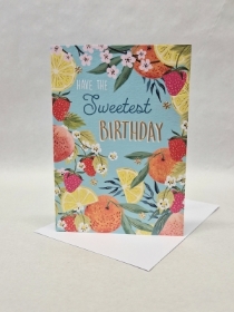 Birthday Card 'Sweetest Birthday'
