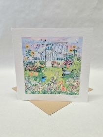 Blank Card 'Garden Greenhouse'