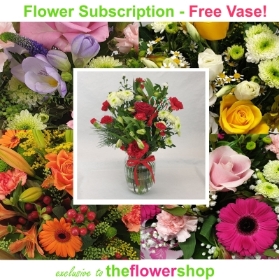 Flower Subsription   Christmas Gift that keeps on giving!