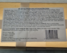 Mini Christmas Hat Box with Chocolates