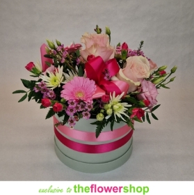 Raspberry Ripple Hat Box