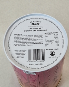 RHS Strawberry Shortbread
