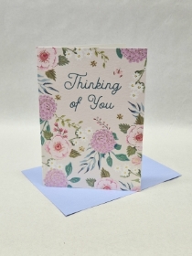 Thinking Of You Card 'Flowers'